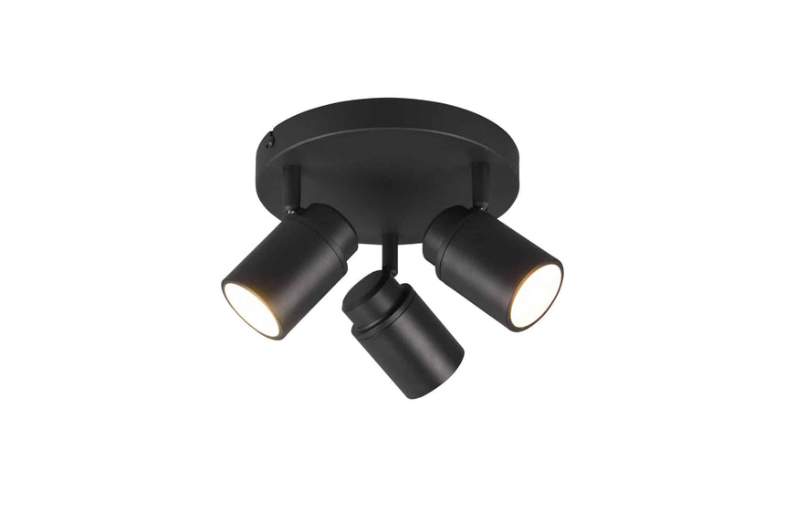 Trio Angelo Foco de metal estera negra 880430332