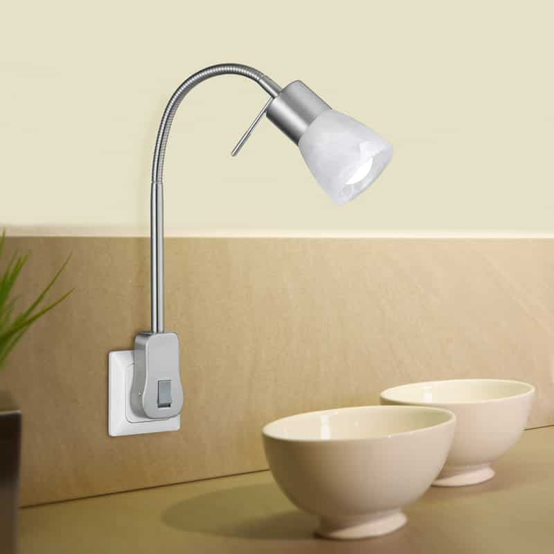 Trio Levisto Foco LED de metal níquel mate 871010607