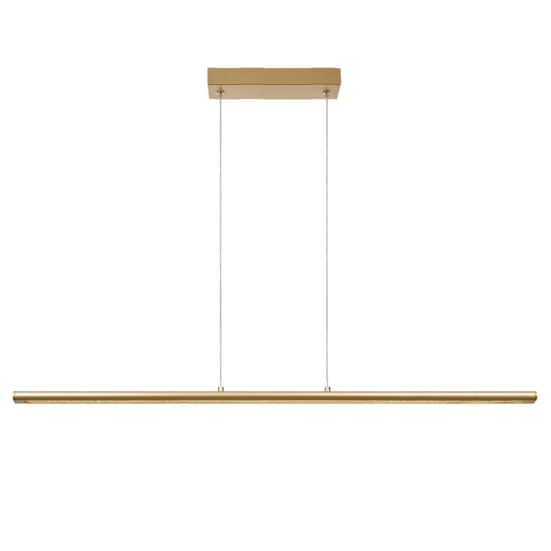 Mantra Lineal LED Pendant Ceiling Lamp 38W 3000K Gold 8955
