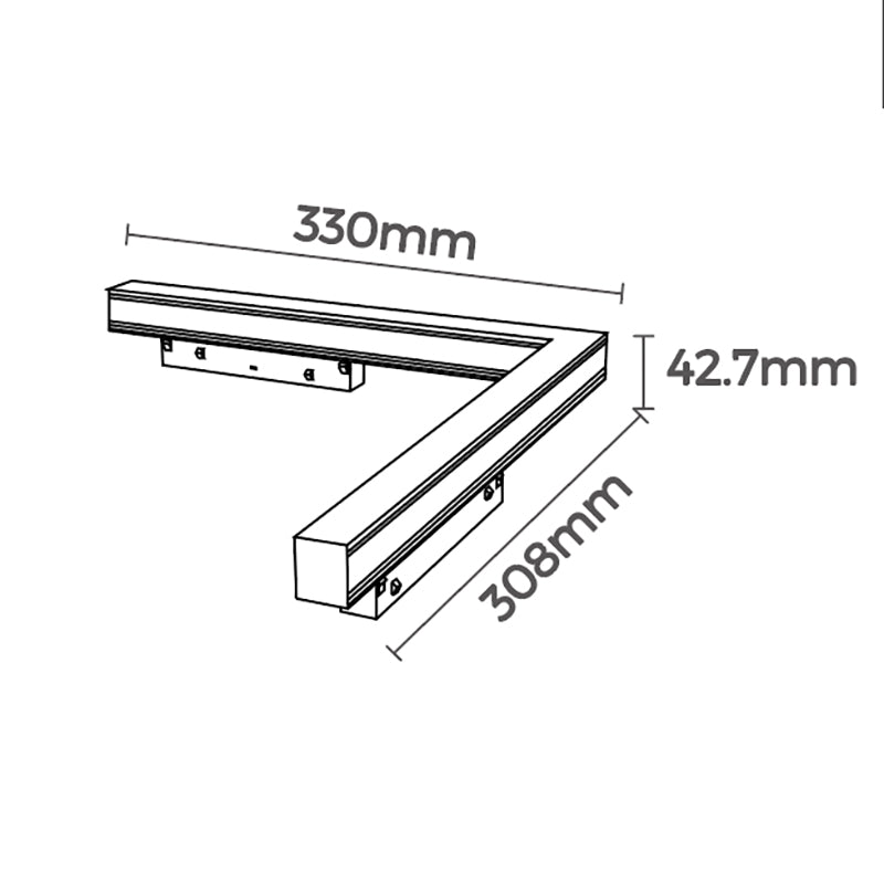 Empotrable Magneto Mantra negro 8988