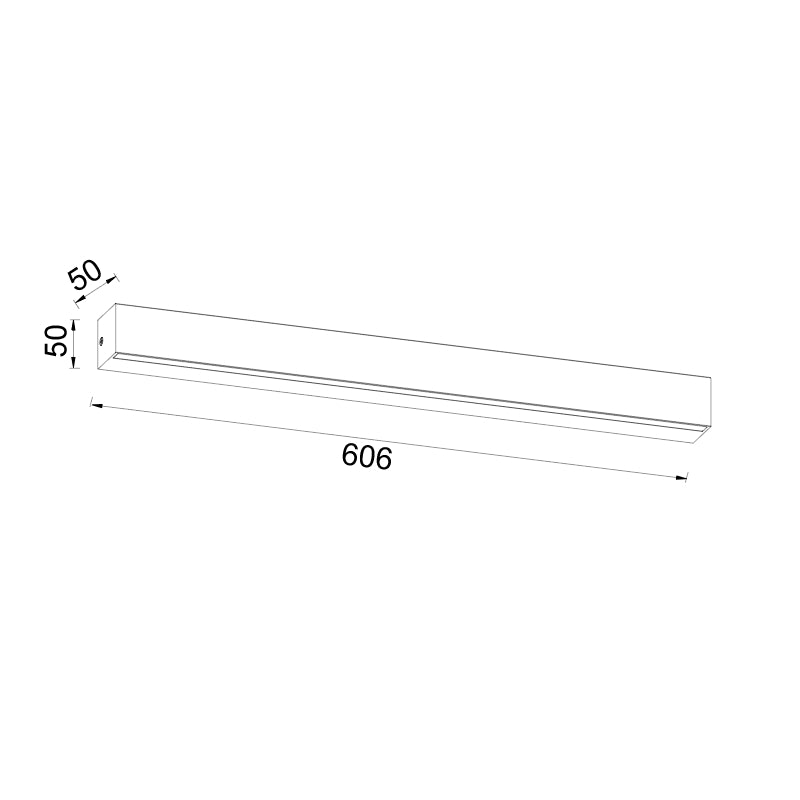 Mantra Elegance Aplique LED 24W 3000K gris 9014