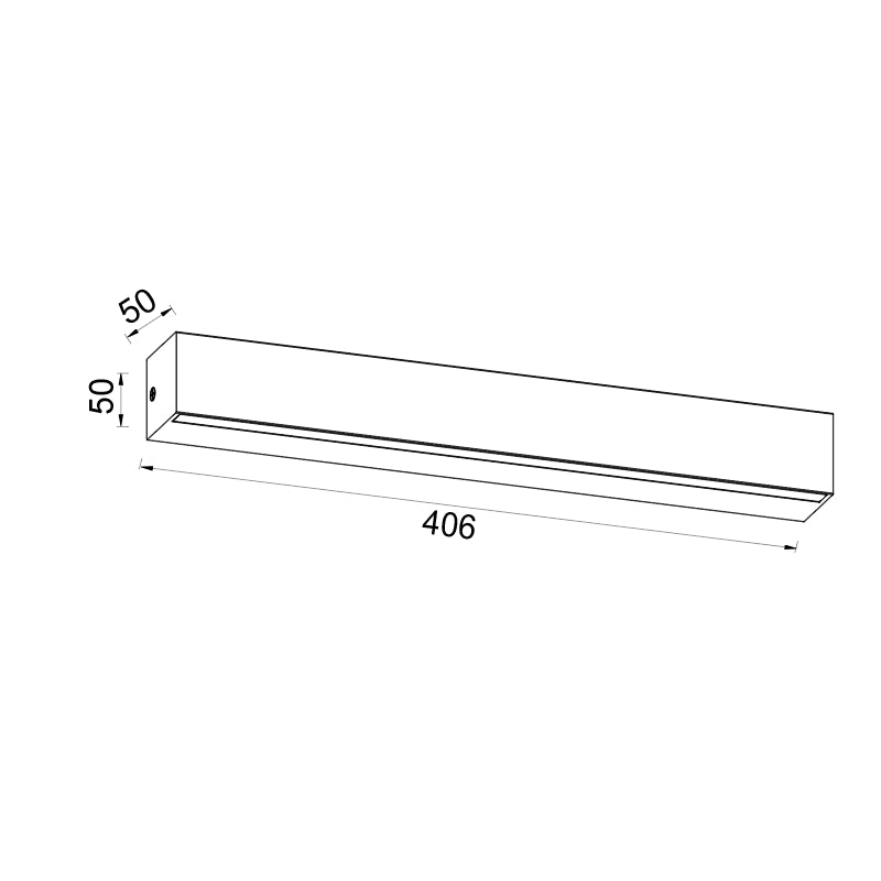 Mantra Elegance Aplique LED 17W 3000K gris 9015