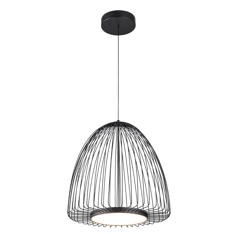 Mantra Smart Lámpara de techo colgante LED negro 9016