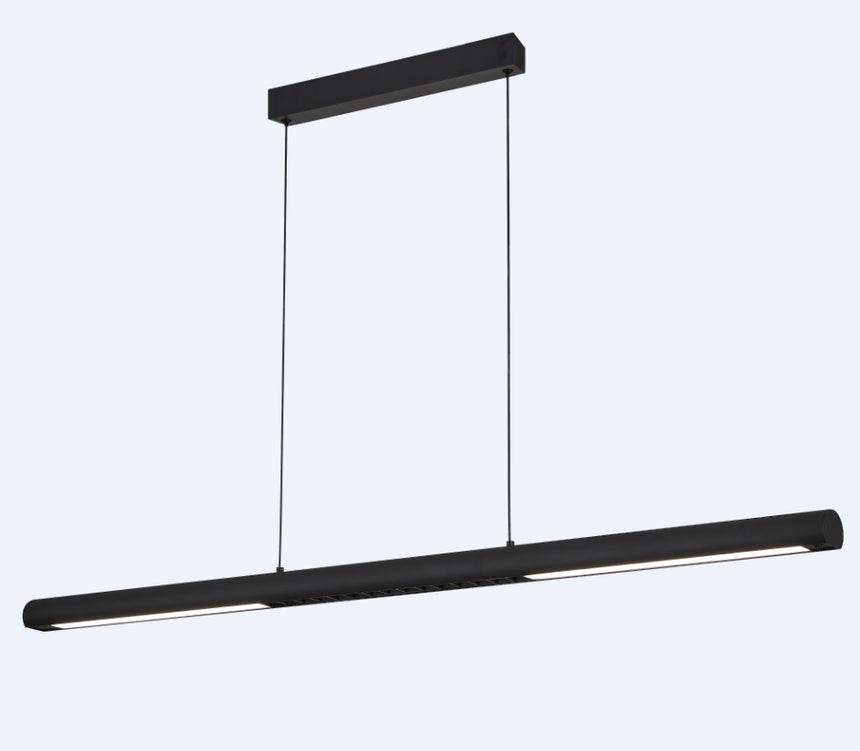 Mantra Lineal Lámpara de techo colgante LED 3000K negro 120cm 9035