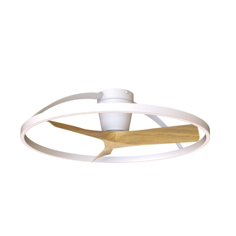 Mantra Nepal II ventilador de techo con luz plafón LED blanco y madera 9045