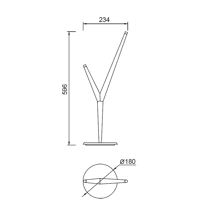 Lámpara de sobremesa ARRECIFE Mantra Ø18cm 9213