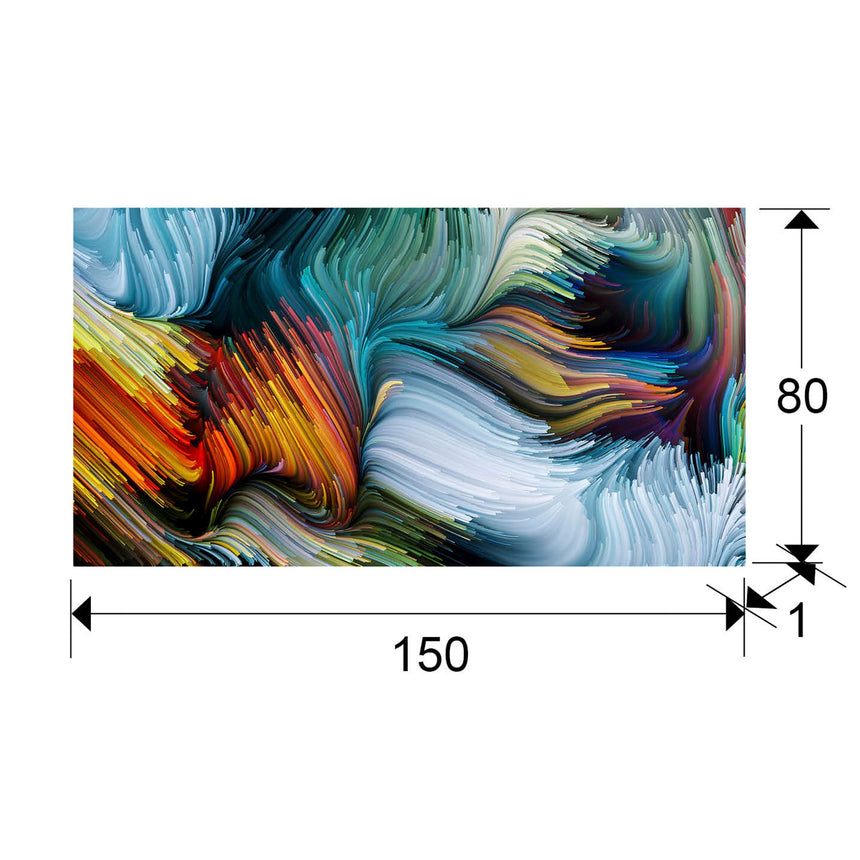 Medidas y dimensiones - Cuadro fotografía impresa Schuller Simbiosis 150x80cm 921688