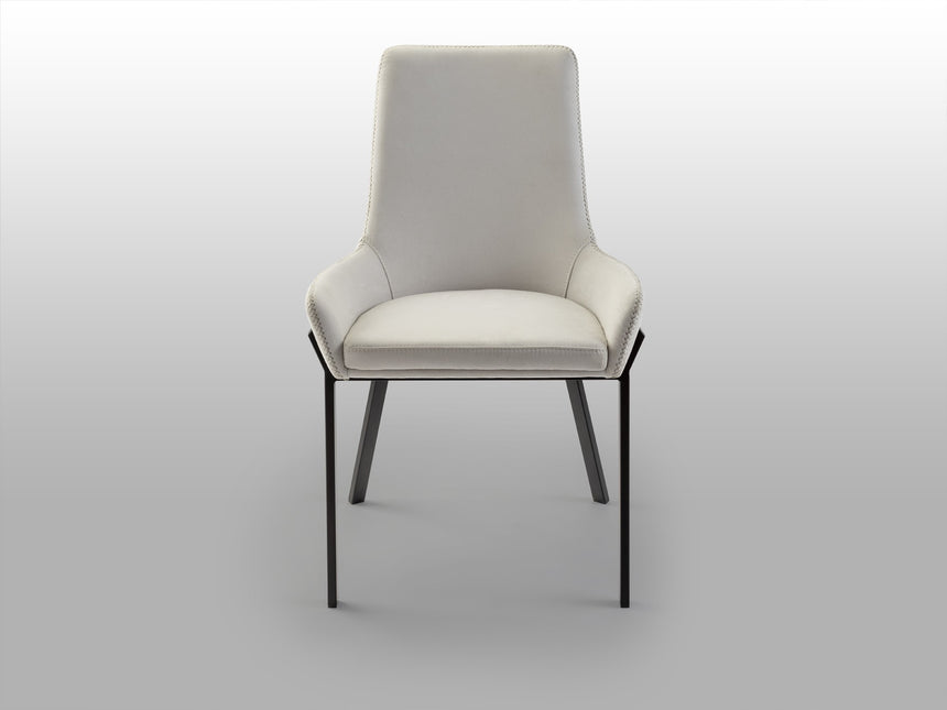Silla Schuller Diane negro y blanco 55x87cm vista 5