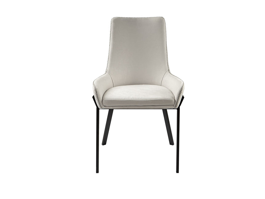 Silla Schuller Diane negro y blanco 55x87cm ambiente