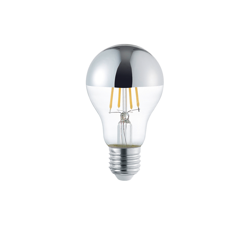 Bombilla Trio Lampe LED vidrio cromo 2700K Ø6cm 987-410