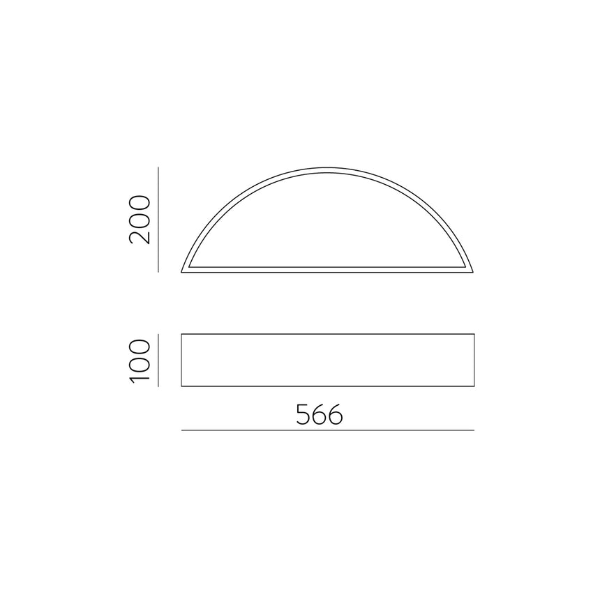 Aplique LED Isia blanco 2x LED Slide switch Casambi ACB A3453670BCA