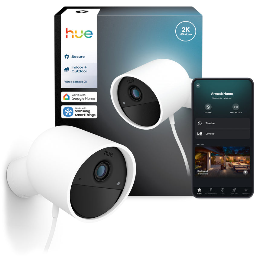 Philips Hue Security Cámara inteligente Secure blanco IP65 8721103045140