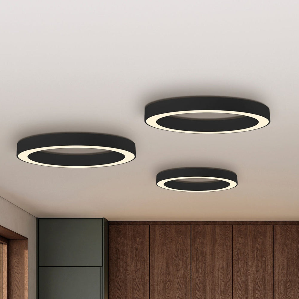 ACB Aliso black ceiling lamp LED Slide Switch P3742271N