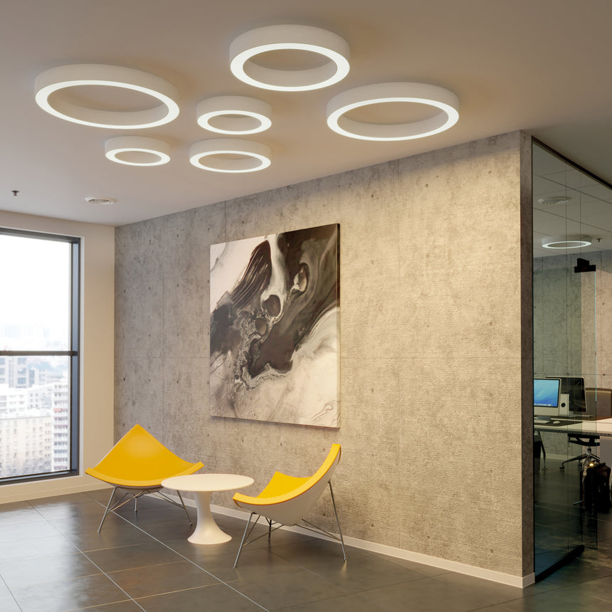 ACB Aliso white ceiling light LED Slide Switch P3742071B