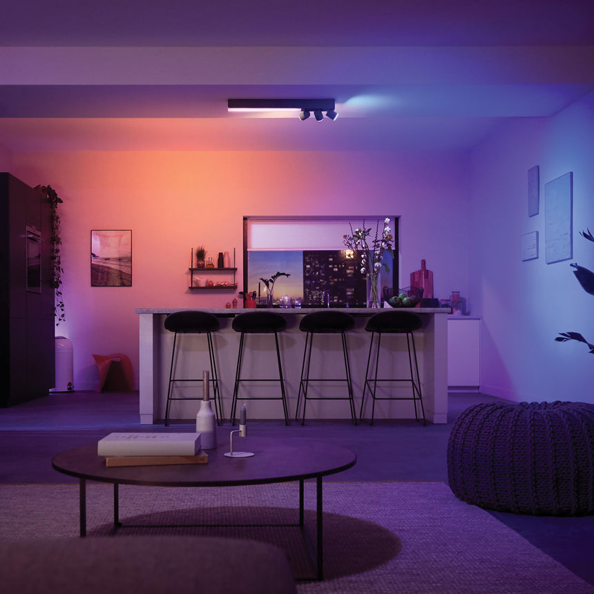 Philips Hue White and Color Ambiance Foco Centris negro RGBW 36W 5060930P7 350lm - imagen 5
