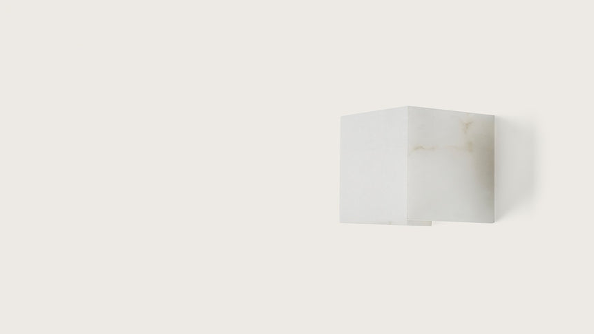 Aplique de pared Aromas Vaster G9 alabastro A1092