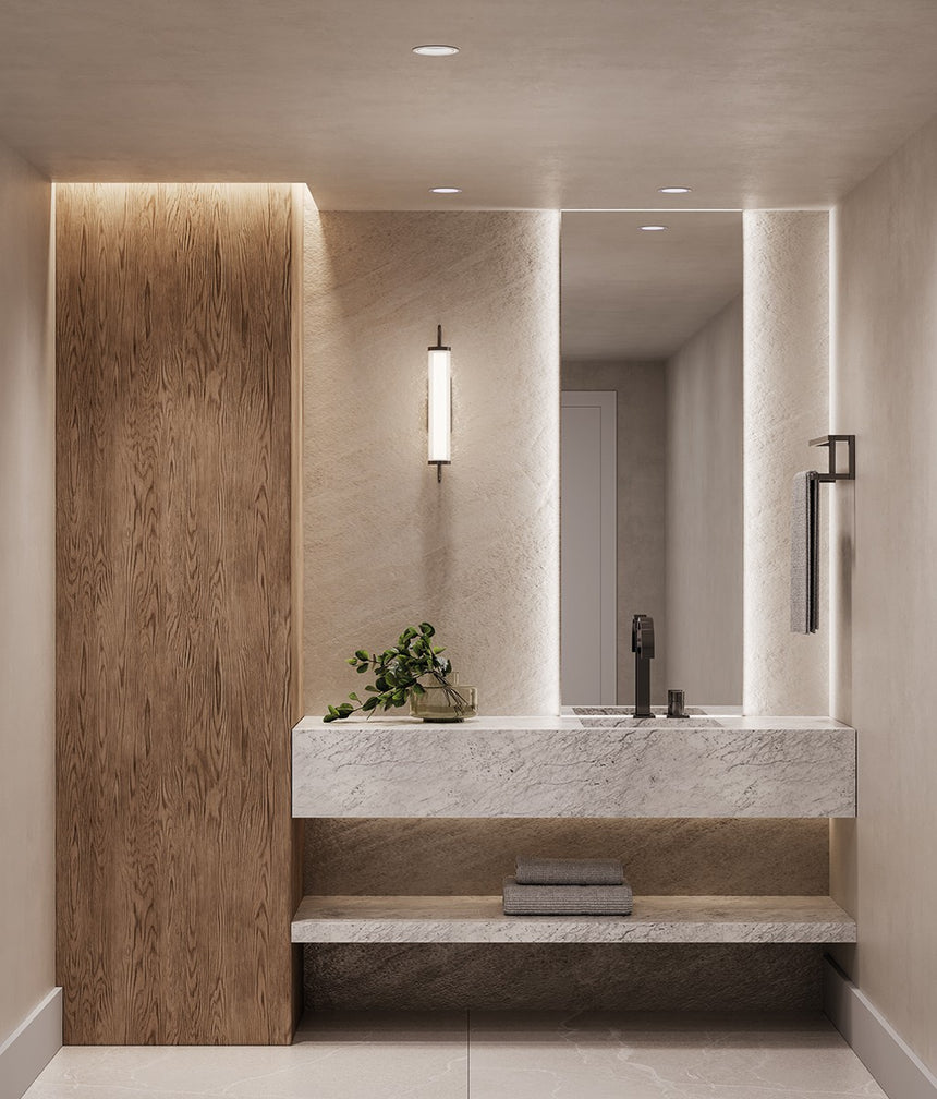 Aplique de pared Aromas Ison LED 6W cristal A1298