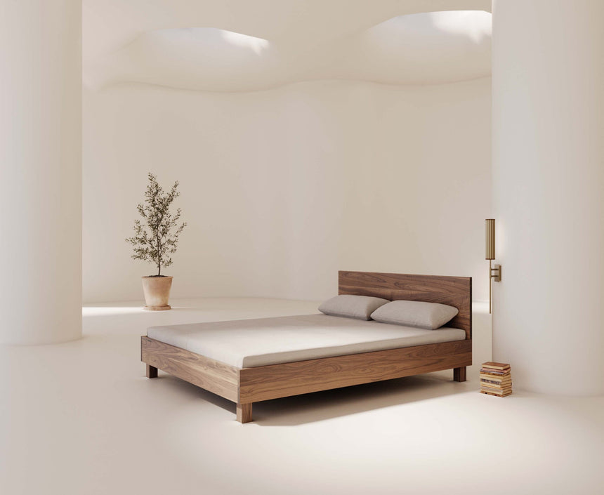 Aplique de pared Aromas Niro LED 8W perfil aluminio madera A1314