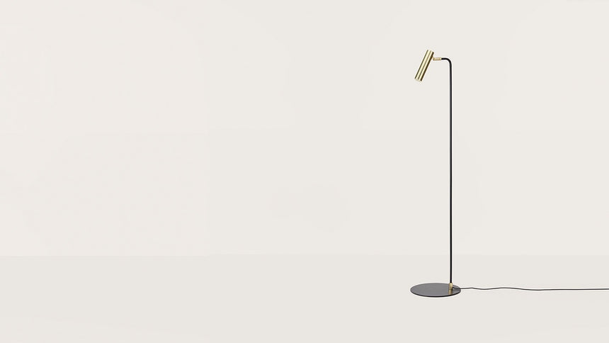Lámpara de pie Aromas Maru LED 3W acero 140 cm P1194