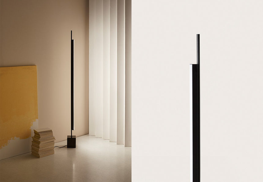 Lámpara de pie Aromas Coln LED 21W mármol 130 cm P1267