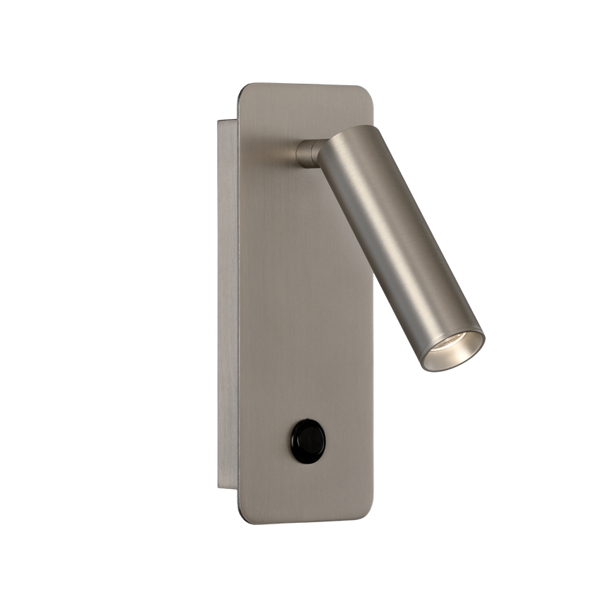 ACB Aron Aplique LED níquel satinado 3W 3000K con interruptor orientable A32401NS