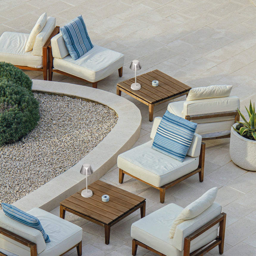 ACB Asahi Lámpara de mesa LED exterior portátil IP54 táctil batería regulable S81900B