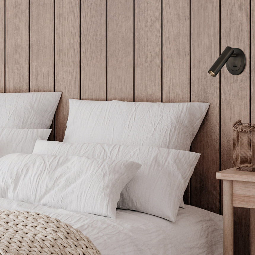 ACB Atria Aplique LED 3W 3000K bronce con interruptor orientable A3925000BR