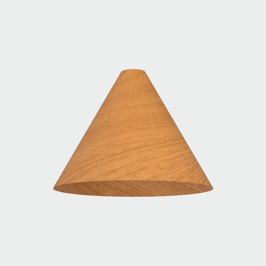 Pantalla lámpara ACB Aura haya Ø45cm 5PANT400045OAK