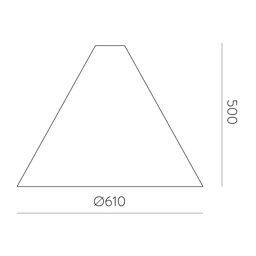 Pantalla lámpara ACB Aura haya Ø61cm 5PANT400061OAK - imagen 3
