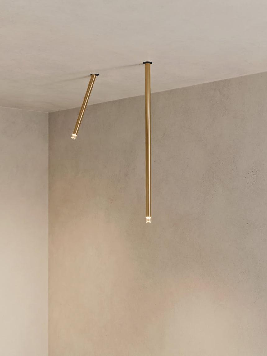 A-TUBE NANO SWING PEQUEÑO CEILING Champagne Mate 2700K
