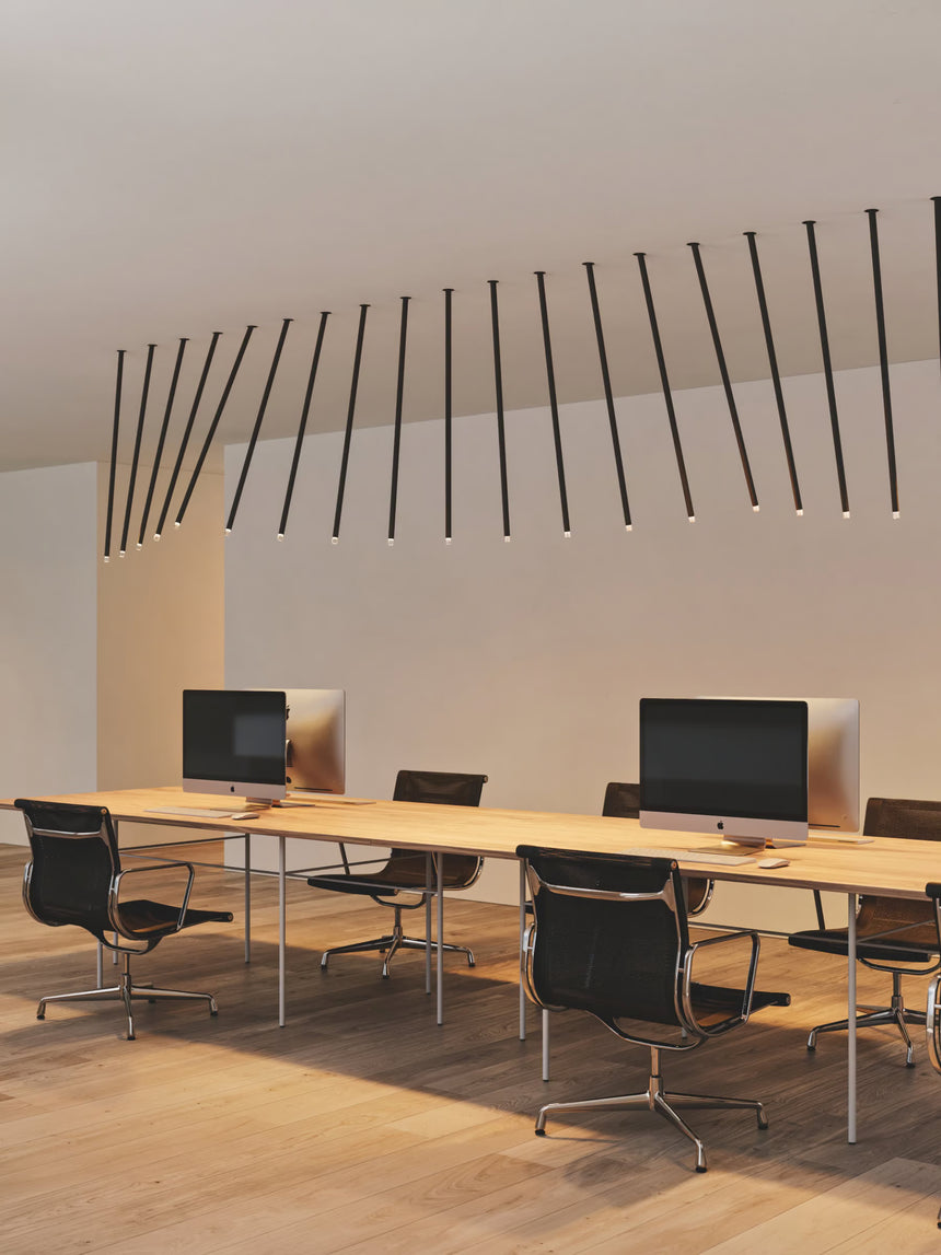 A-TUBE NANO SWING LARGE CEILING Matte Black 3000K