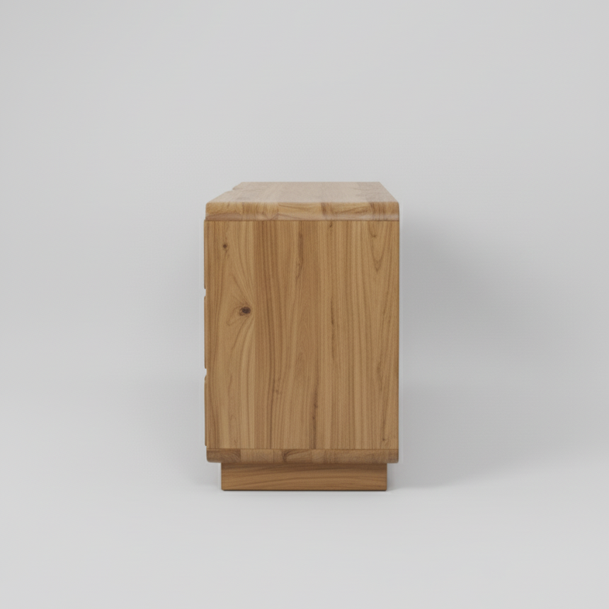 Aparador madera mango 4 puertas 180x40x80cm 39496