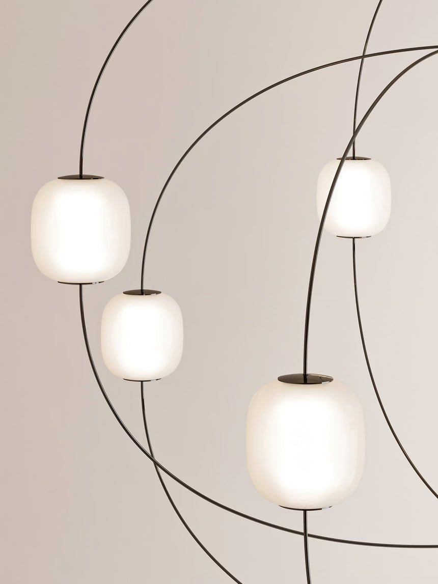 Lodes Lámpara colgante Axia cromo negro LED 3000K 25121-2230