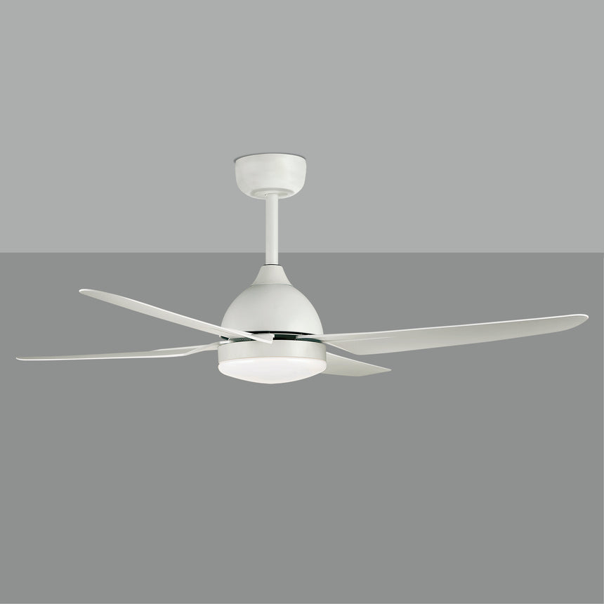 ACB Barine DC Ceiling Fan Matte White LED + DC Motor, Remote Control, Dimmable, Step Regulator 3000-4000-6000 V25064231B