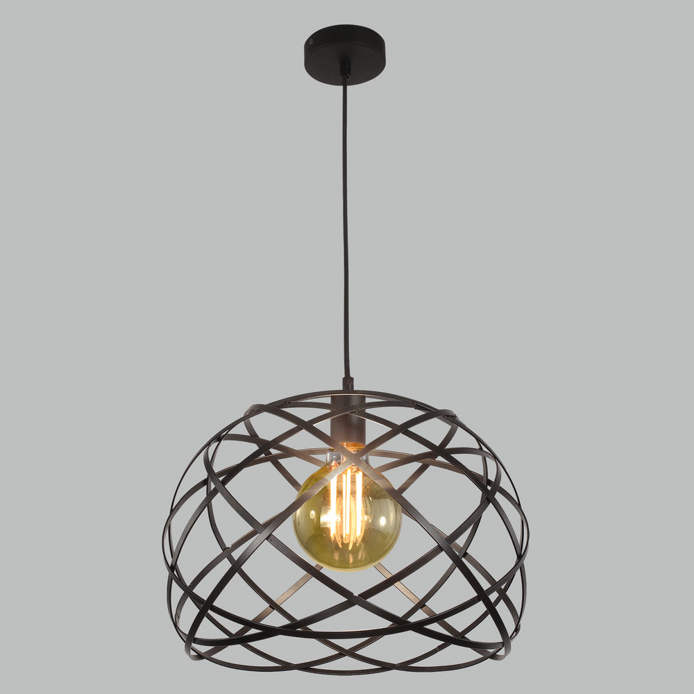 ACB Bellona Pendant Ceiling Lamp 3711/38 Black LED E27 15W, C371151N