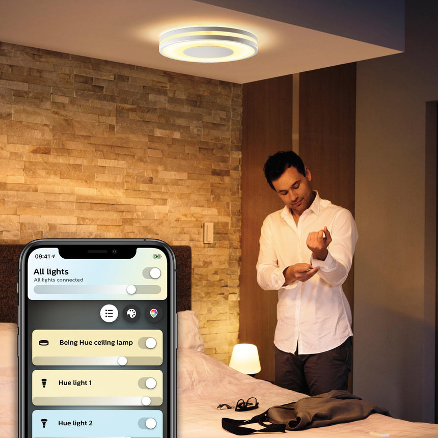 Philips Hue Plafón Being blanco White Ambiance 23W 2500lm 34115900 - imagen 3