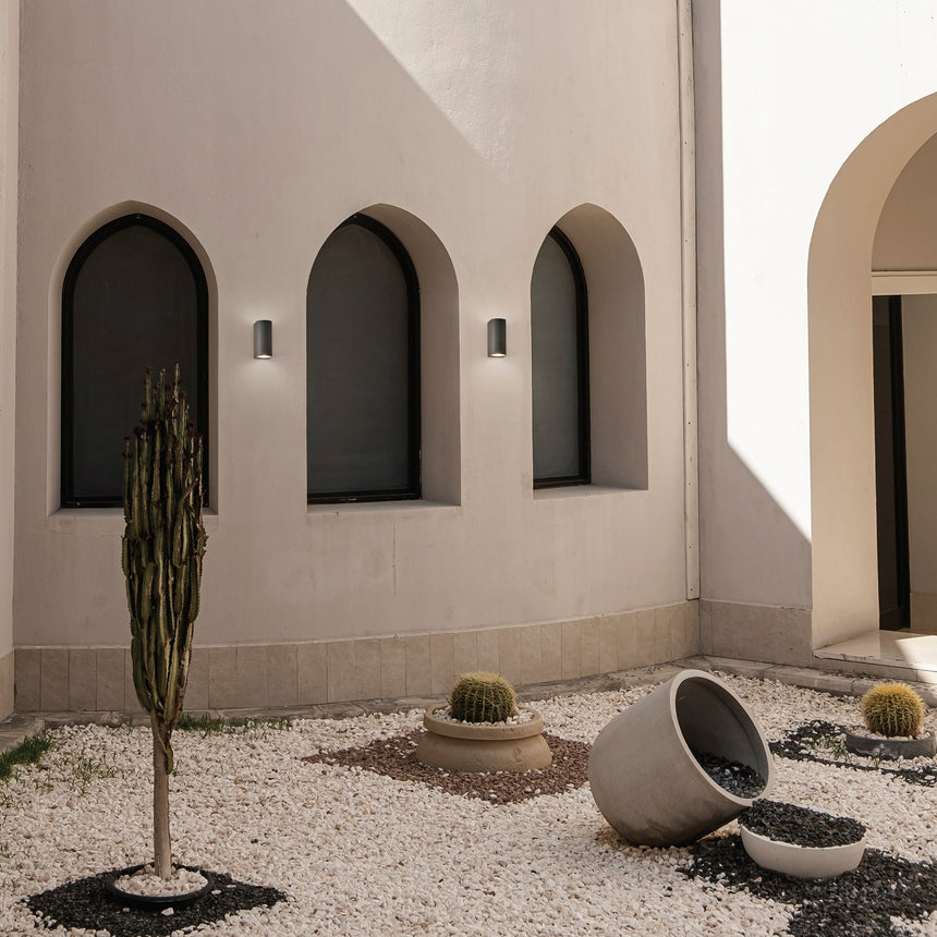 ACB Boj aplique LED 2x6W 3000K IP54 antracita texturado A201520GR