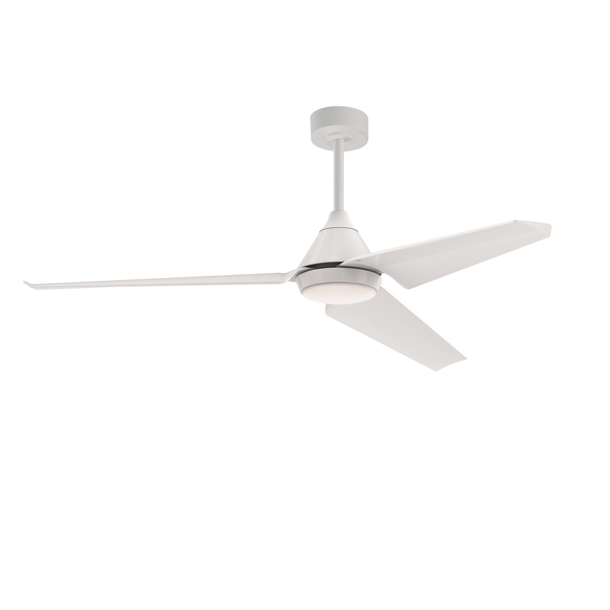 ACB Bora Ventilador de techo baño blanco mate LED motor DC mando regulable 3000-4000-6000K V2516523B