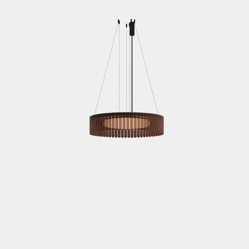 Lámpara de techo colgante LedsC4 Scarlett Circular Pendant Individual LED SCPI-B00-SE0000-OSV