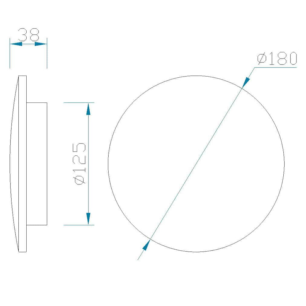 Mantra Bora Bora Wall Lamp LED white C0128