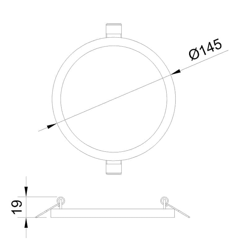 Mantra Saona Recessed LED white C0185