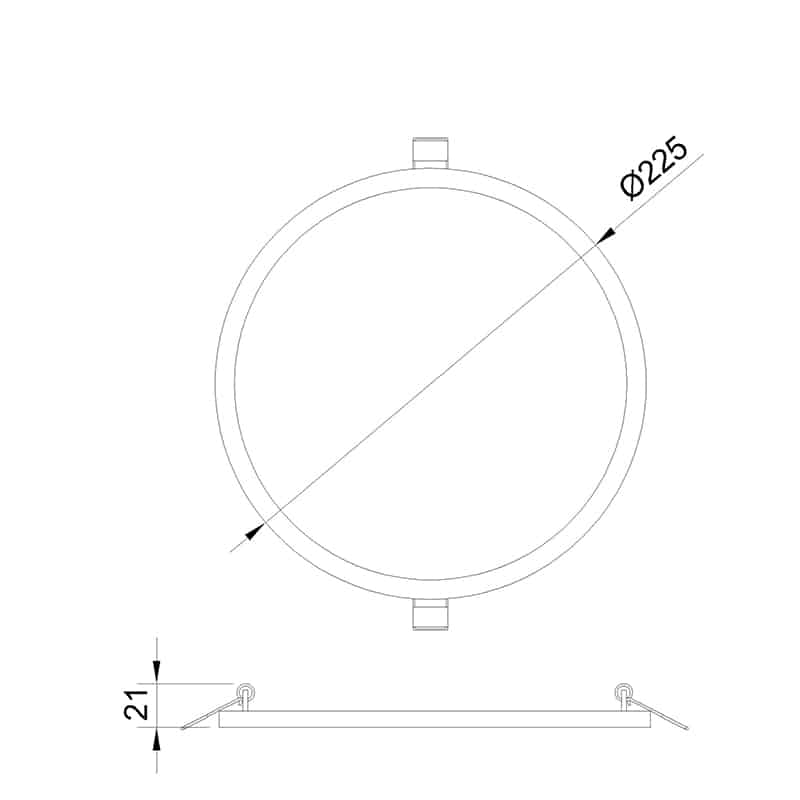 Mantra Saona Empotrable LED blanco C0187