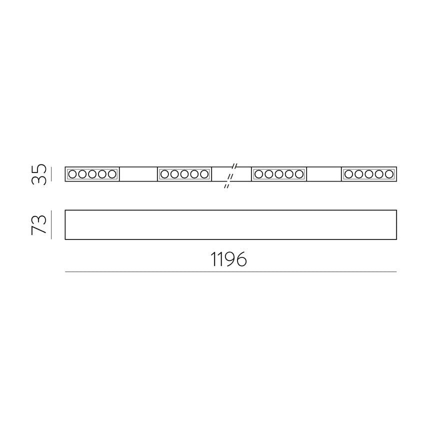 Lámpara ACB Invisible blanco texturado C3980000B - imagen 3
