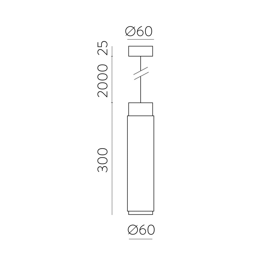 ACB Lux Pendant Ceiling Lamp 3989 Textured Black/Black, 13W 3000K 1240lm COB LED, CRI90, Integrated LED C3989000NN