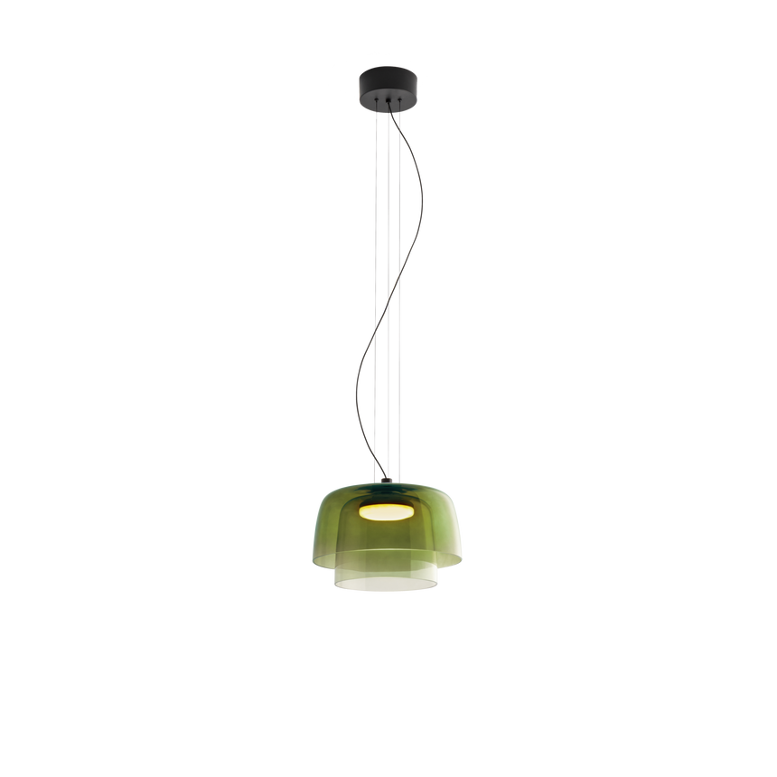 Lámpara de techo colgante LedsC4 Levels LED 2 luces Ø32+Ø22cm 00-A027-05-08