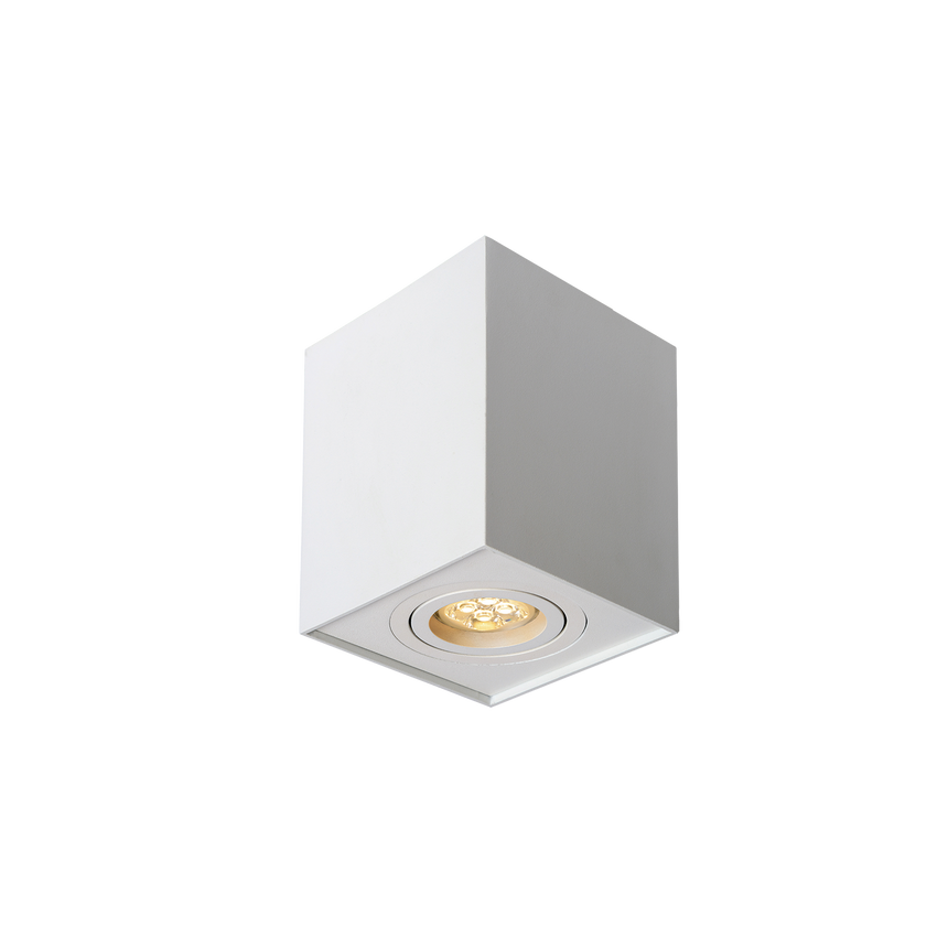ACB Carre Ceiling Light 3762/10 Textured White, LED GU10 8W, Adjustable P376210B