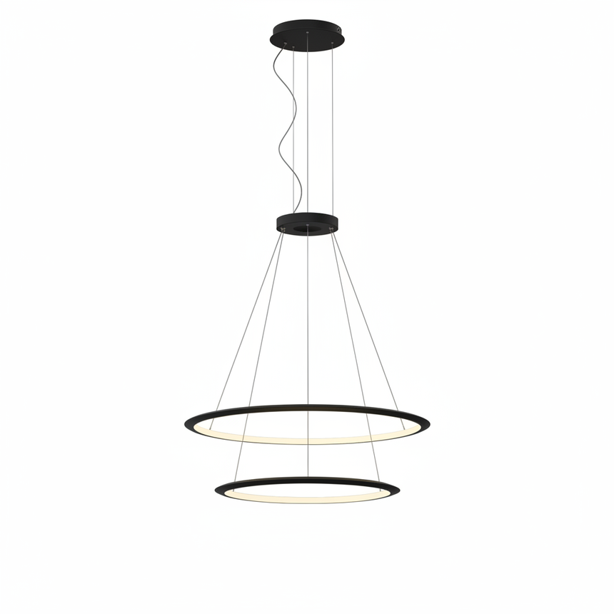 Lámpara de techo colgante LedsC4 Circular Inward Double Rings ( ) grande LED CD4M-00V9AZDU14