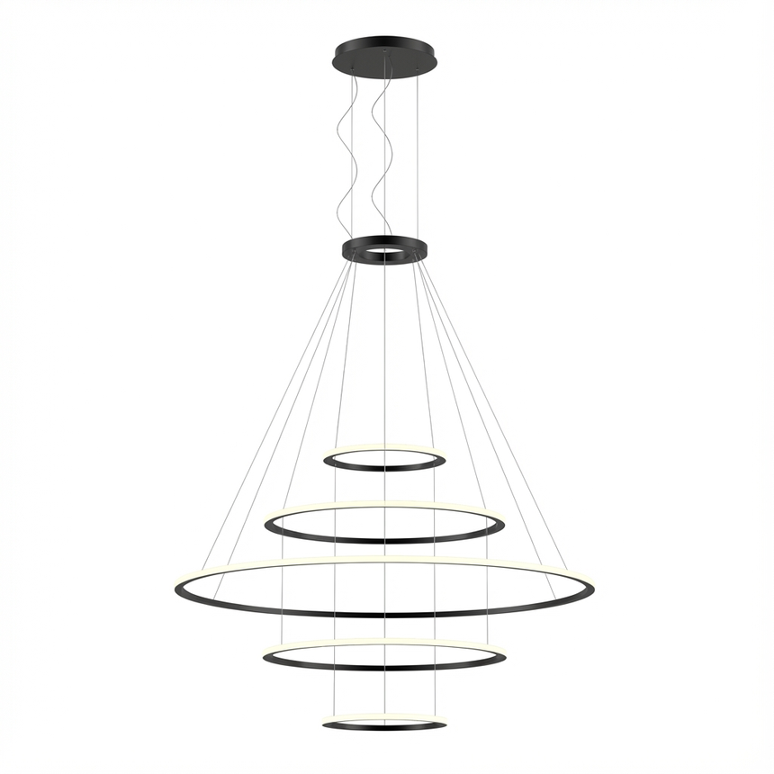 Lámpara de techo colgante LedsC4 Circular Outward 5 Rings ( ) grande LED CF4F-00V9AZDU14