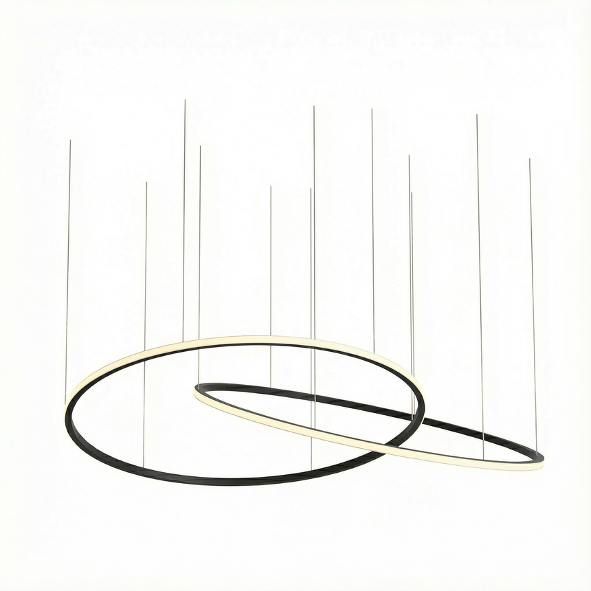Lámpara de techo colgante LedsC4 Circular Outward 2 Rings Horitzontal Recessed CF5P-00V9AZDU05