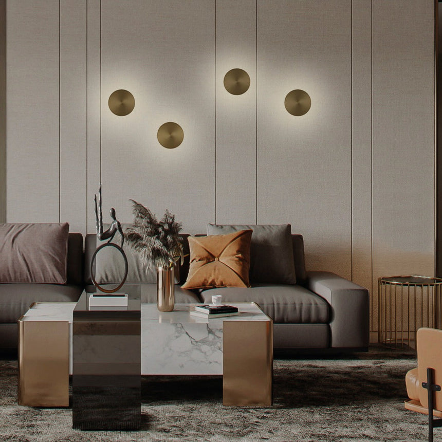 ACB Chamaleon Aplique LED oro técnico 10.5W 3000K Sin decoración A3975100OSP